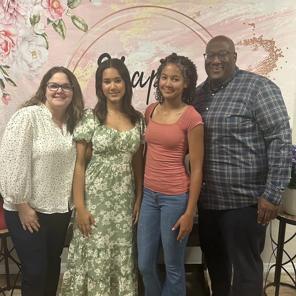 Pastor Brian and Allison Broadway with their family.